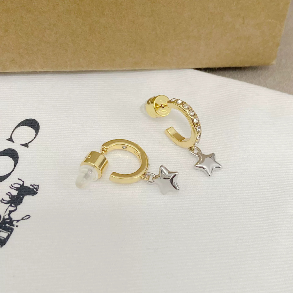 Coach Star Rhinestone Ear Cuff Earring - Picture 3 of 7
